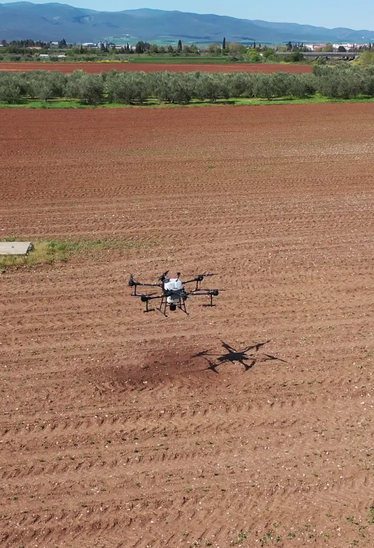 εναέριες εργασίες αποτύπωσης εδάφους με drones εξορυξη