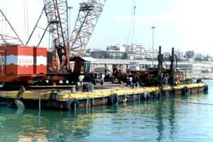 υποθαλάσσια έργα με ανατινάξεις εξόρυξη