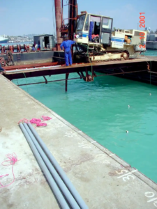 υποθαλάσσια έργα με ανατινάξεις εξόρυξη