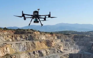 Επίβλεψη ανατινάξεων με drone εξόρυξη